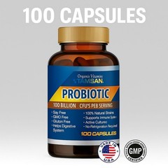 Probiotics 100 Billion CFU Potency Digestive Immune Health Gut Health Supplement