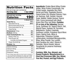 FITCRUNCH Protein Bars, 16g Protein, 18-count Chocolate Peanut Butter, 1.62 oz,