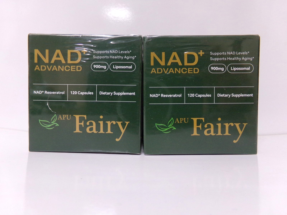 2 Pack APU Fairy NAD Supplement, 120 Count – 240 Total Capsules – Exp. 5/28