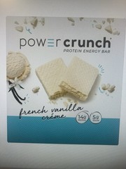 Power Crunch Protein Energy Bar – French Vanilla Crème, 1.4oz 12 Packs