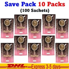 10Bag ROOM COFFEE 36 IN 1 Slim Fit Weight Loss Collagen Vitamins Fiber Detox