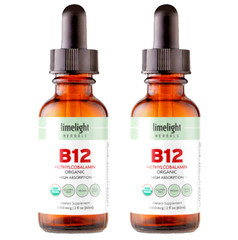 Buy 1 Get 1 FREE Organic Vitamin B12 Liquid 5000mcg Free Shipping