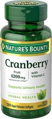 Nature’s Bounty Cranberry Pills for Women Urinary Tract 120 Count (Pack of 1)