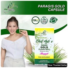 Chef Ayb’s Paragis Gold Capsules (Eleusine Indica) 60Capsules x 900mg