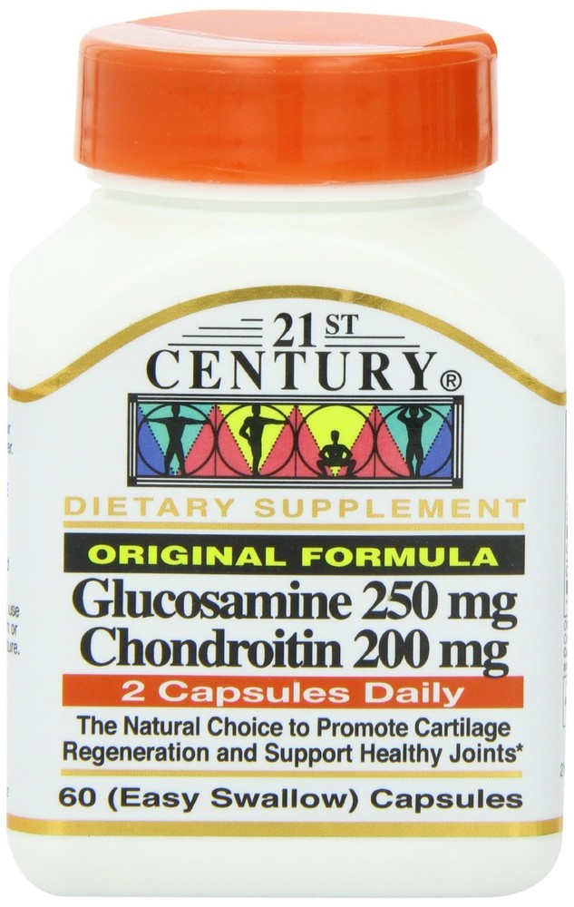 21st Century Glucosamine 250 mg, Chondroitin 200 mg, Original Capsule 60ct