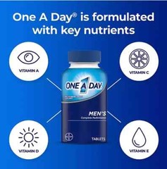 One A Day Men’s Multivitamin, 300 Tablets Exp 03/2026 – Free Shipping