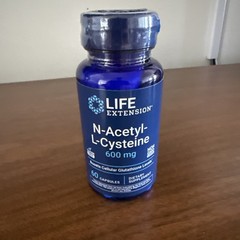 Life Extension N-ACETYL CYSTEINE (NAC) 600 MG 60 Veg Caps