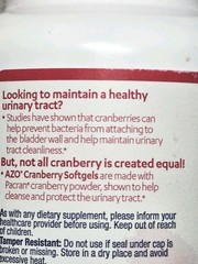 2 Azo Cranberry Urinary Tract Health Supplement 240 Softgels X2 EXP 2026 2027