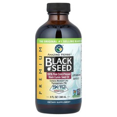 2 X Amazing Herbs, Premium Black Seed�, 100% Pure Cold-Pressed Black Cumin Seed