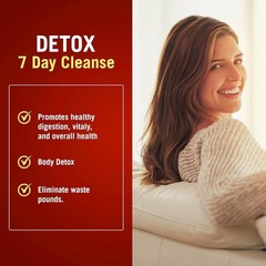 Complete Vegetarian Detox for Women: 7-Day Internal Cleanse Formula, 52 Capsules