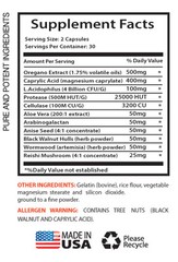 Colon Cleanser Pills – Candida Away Solution 1275mg – 2B