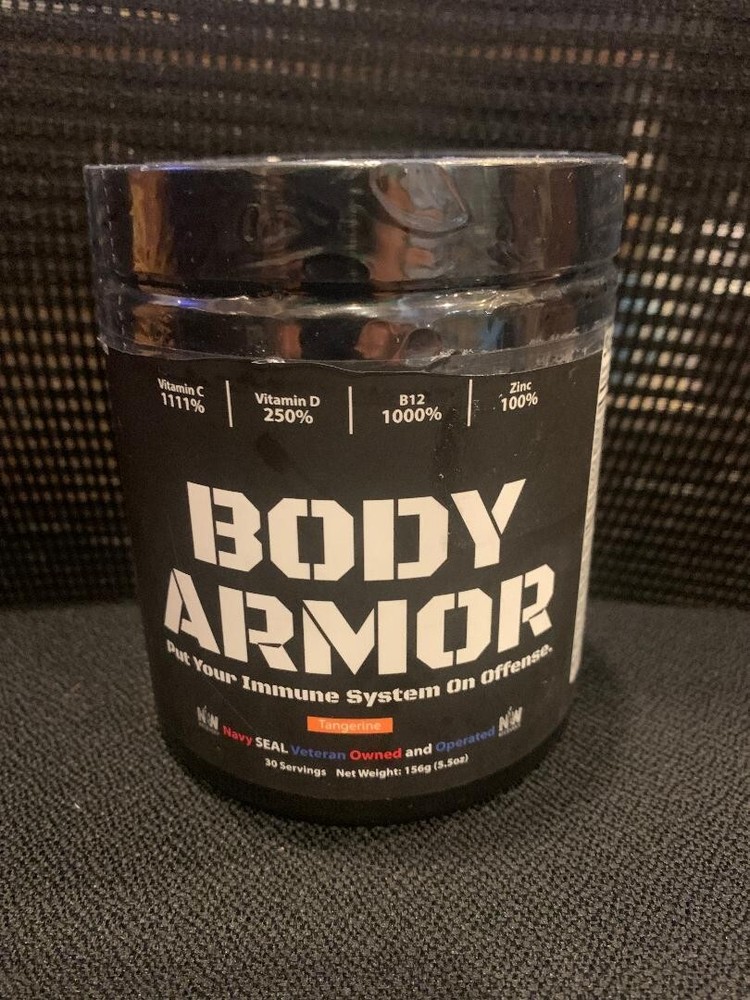 Naked Warrior Body Armor Immune System Booster, Tangerine, 5.5oz, BBY 10/2024