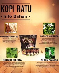 Kopi Jamu Ratu Malaya JRM 3in1 Mix Herbs for Anti Aging, Energy and Women Health