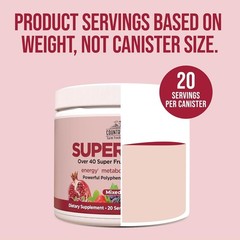 Delicious Mixed Berry Super Reds – 40+ Antioxidants, 100% , Energy Support