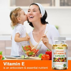 Vitamin E 400IU 120 Softgels – Anti Aging, Antioxidant, Immune Support, Eye Care