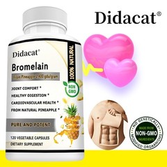 Bromelain capsules – nourish the intestines – promote metabolism – 120 capsules