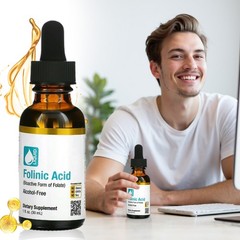 California Gold Nutrition Folinic Acid Alcohol 1 FL Oz (30 milliliters – Lon
