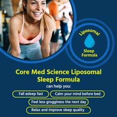 Liposomal Liquid Melatonin Sleep Aid Supplement with GABA and