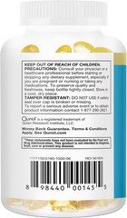 Lemon Flavor Omega-3 Fish Oil Softgels, 1000mg Heart Health Support, 180 Count