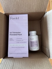 BRAND NEW Perelel 1st Trimester Prenatal 30 Packs + Choline Boost 60 Caps GF