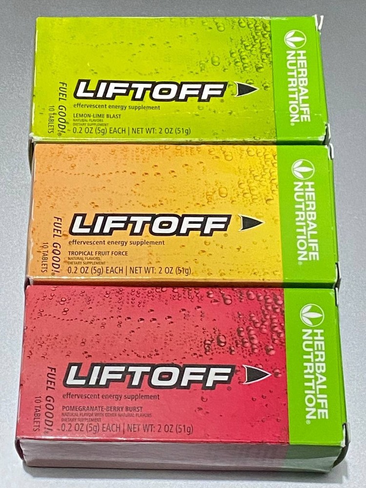LIFT OFF Lemon Lime+Tropical + Pom Berry=30 Tablet EXP: 2027
