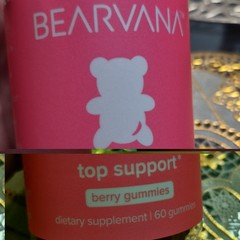 BEARVANA Women’s Health Berry Gummy Supplement Vegan GF Soy-Free 60 ct