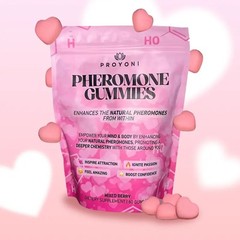 ProYoni Pheromone Gummies 60 Count, Pheromone Berry Flavor Natural Mixed Boost