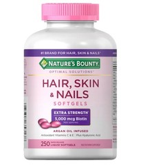Nature’s Bounty Hair Skin and Nails 5000 mcg of Biotin 250 Count (Pack 1)