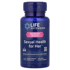 2 X Life Extension, Women’s Health, Sexual Health for Her, 60 Vegetarian Capsul