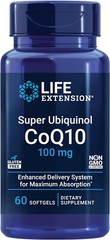 LIFE EXTENSION SUPER UBIQUINOL CoQ10 100mg 60 SoftGel
