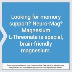 Neuro-Mag Magnesium L-Threonate from 2000 mg Magtein – Life Extension 90caps
