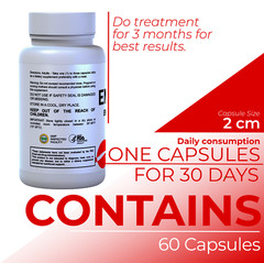 Energy – Memory and Focus Supplements – Energy Boost – Folic Acid – 60 Caps