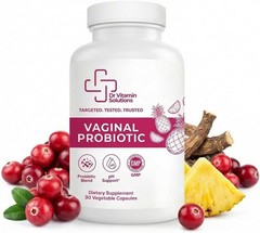 Vaginal Probiotic for Women 7 Billion CFU Lactobacillus Blend + Prebiotic Inulin