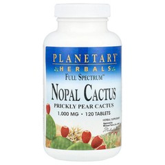 2 X Planetary Herbals, Full Spectrum�, Nopal Cactus, 120 Tablets