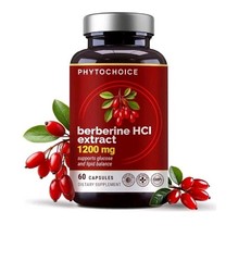 Pure Berberine HCl 1200mg – High Absorption Berberine Supplement for Metabolic