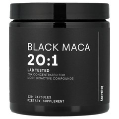 2 X Toniiq, Black Maca 20:1, 120 Capsules (666 mg per Capsule)
