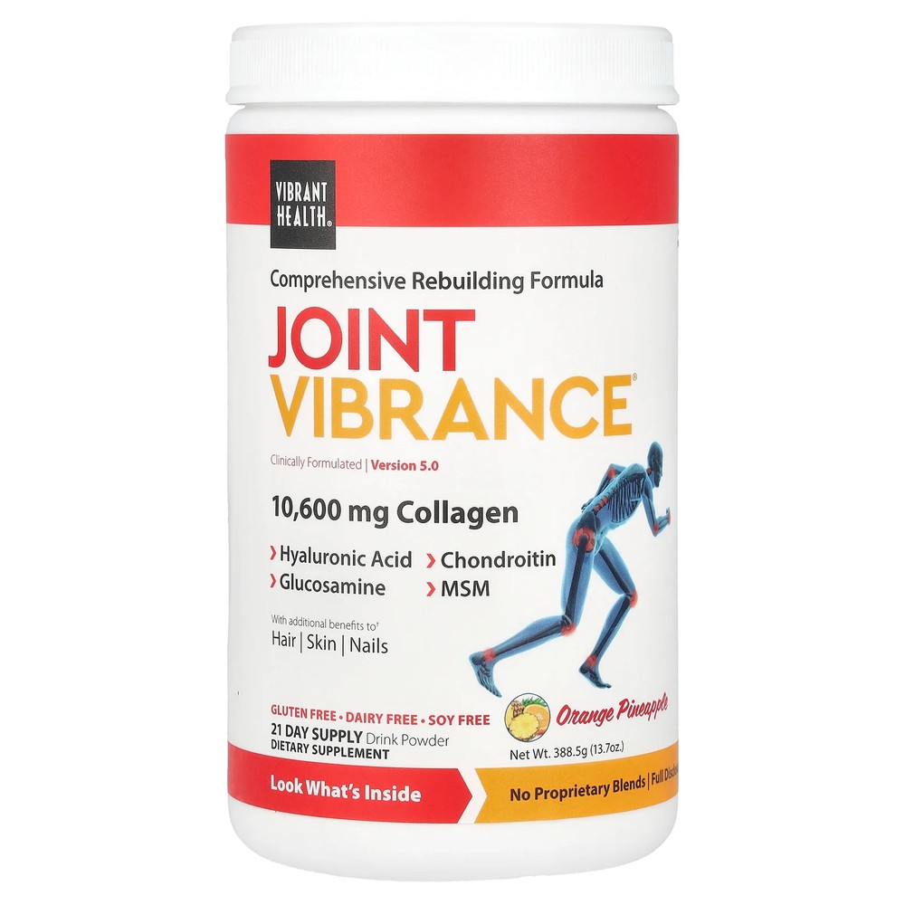 2 X Vibrant Health, Joint Vibrance, Version 5.0, Orange Pineapple, 13.7 oz (388
