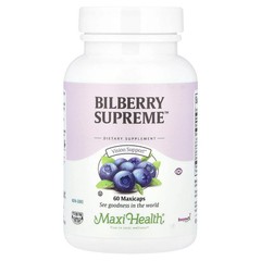 2 X Maxi Health, Bilberry Supreme�, 60 Maxicaps