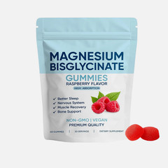 Magnesium Bisglycinate Gummies High Absorption Chewable Supplement