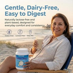 Total Soy Vanilla Shake 1.2 lb – Low Sugar, Ideal for Health-Conscious Adults
