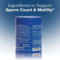 3PACK Preggo Sperm Health Capsules for Men Sperm Vegan & Motility,180 Count Caps