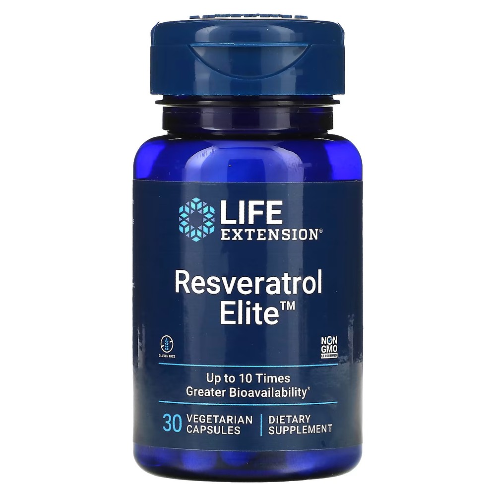 2 X Life Extension, Resveratrol, 100 mg, 60 Vegetarian Capsules-worldwide
