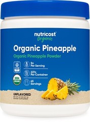 Nutricost Organic Pineapple Powder (8 OZ) – Non-GMO and Gluten Free