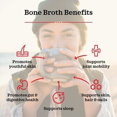 Collagen-Rich Beef Bone Broth 32 Oz – Ideal for Keto, Paleo, & Weight Loss