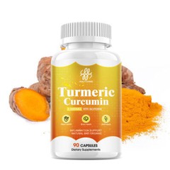 Turmeric Curcumin with Ginger + Black Pepper, Joint Pain Maxx Strength Capsules
