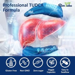 2500MG TUDCA Supplement – Bile Salts Liver Detox & Cleanse and Gallbladder Clea