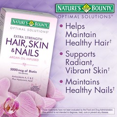 Nature’s Bounty EXTRA STRENGTH HAIR,SKIN,NAILS Multivitamin Supplement 250 gels