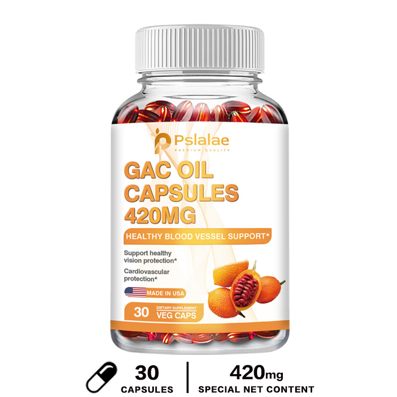 Gac oil 420mg – Beta Carotene, Lycopene, Alpha Tocopherol, DHA – Vision Health