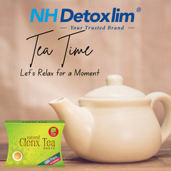 NH Natural Clenx Weight Loss & Detox Tea (55 sachets) + Malaysia shipping