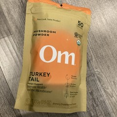 OM Mushroom Superfood Turkey Tail Certified Organic Mushroom Powder 100 grams